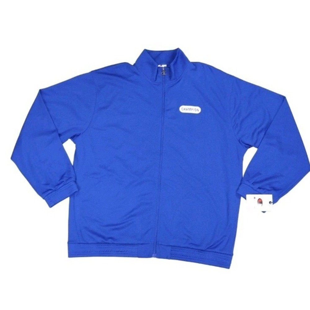 Champion Attack Zip Front Lightweight Mesh Athletic Windbreaker L Jacket NWT